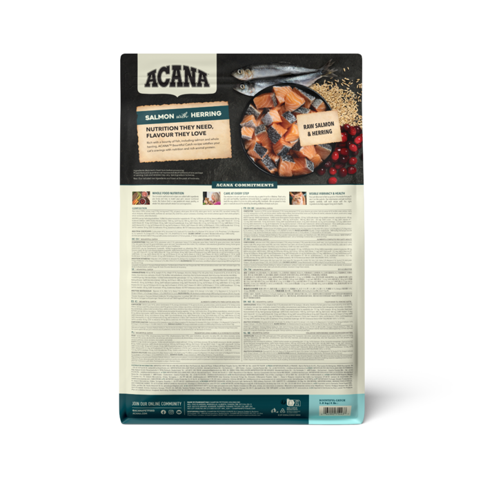 Acana Bountiful Catch Xira Trofi Gtas me Solomo 1,8kg